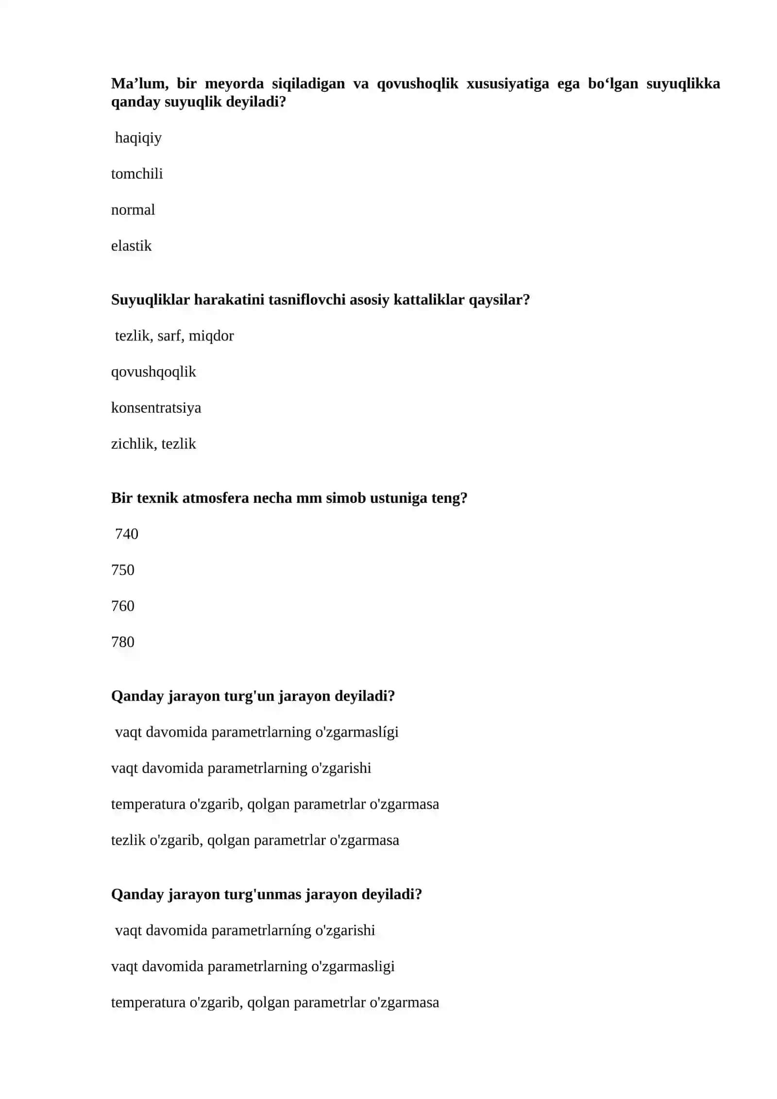 Texnologik mashina va jihozlardagi jarayonlar 3