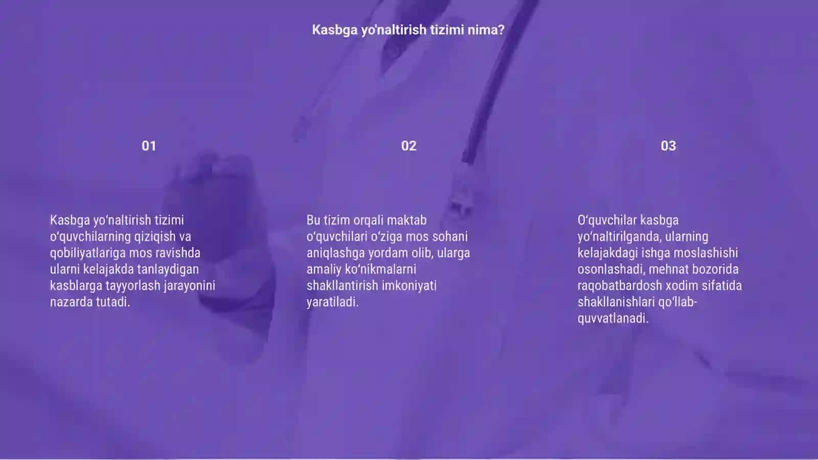 Kasbga yo‘naltirish tizimi 3