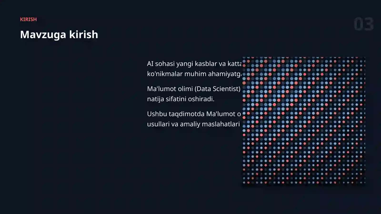 AI KASBLARI VA KO'NIKMALAR 3
