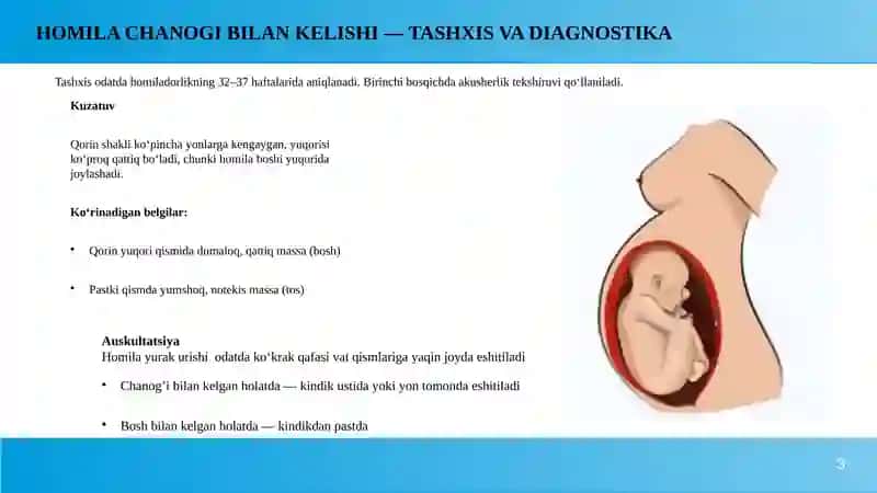 Homila chanogi bilan kelishi 3