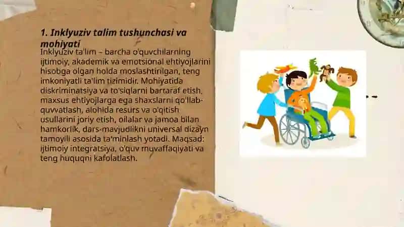 Alohida talim ehtiyojlari bo'lgan shaxslarni inklyuziv talim konsepsiyasi 3