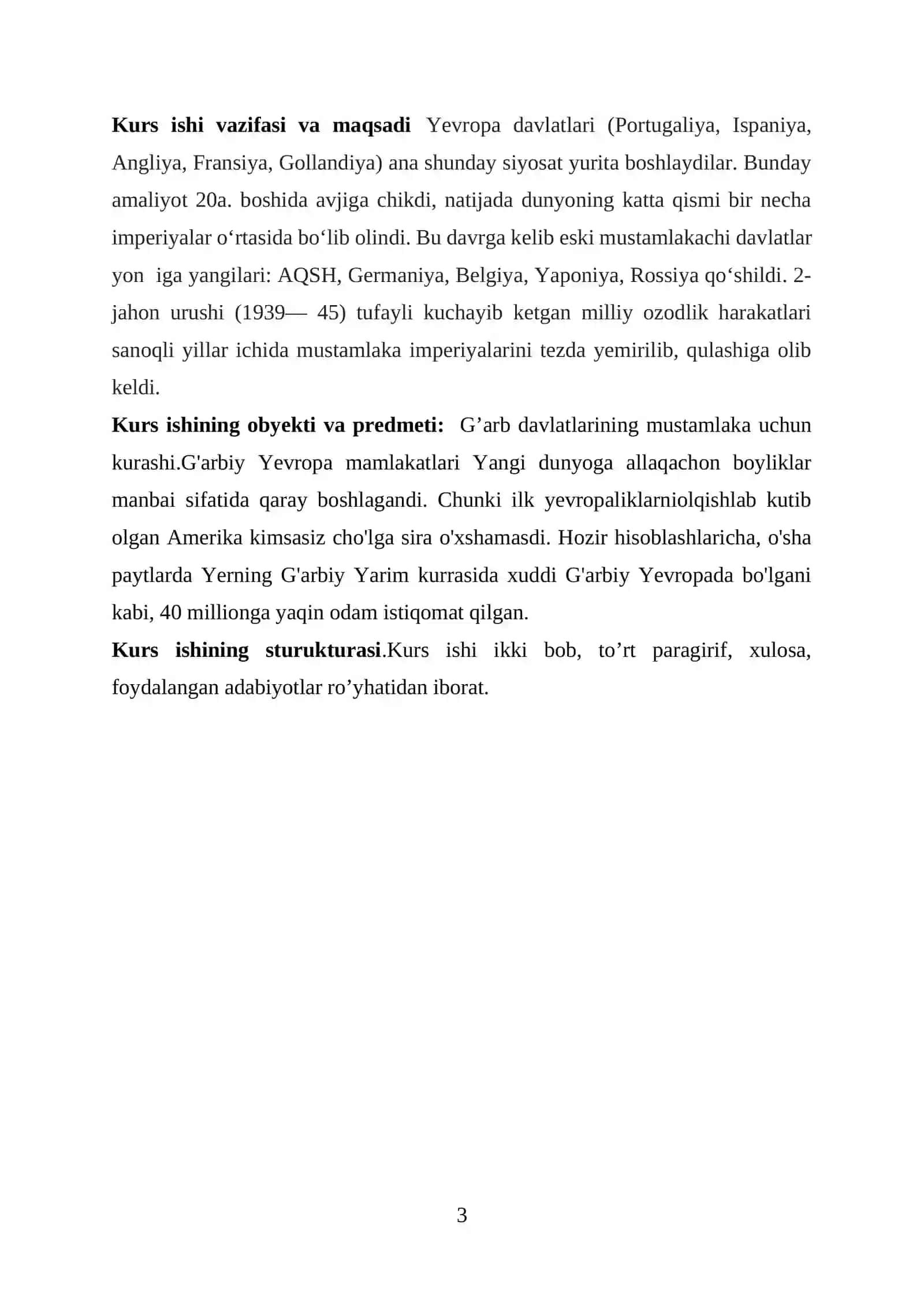 Yevropa davlatlarining mustamlakachilik uchun kurashi (XVIII-asr) 3