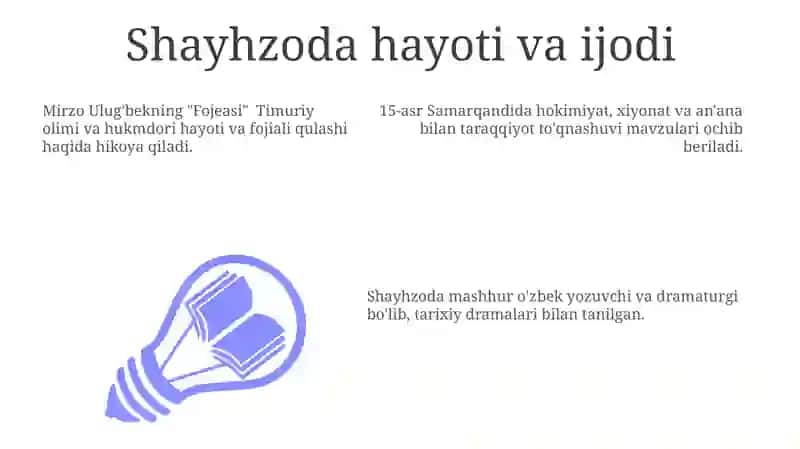 Mirzo Ulugʻbek fojiasi haqida 3