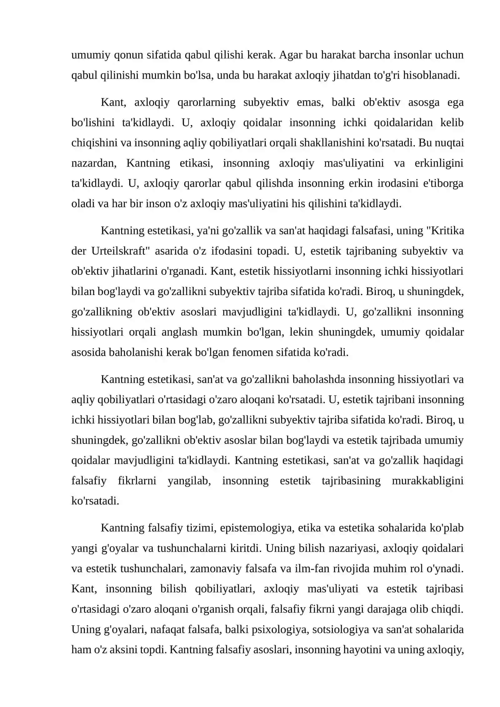 Nemis milliy falsafasi. I. Kant, G.V.F.Gegel 3