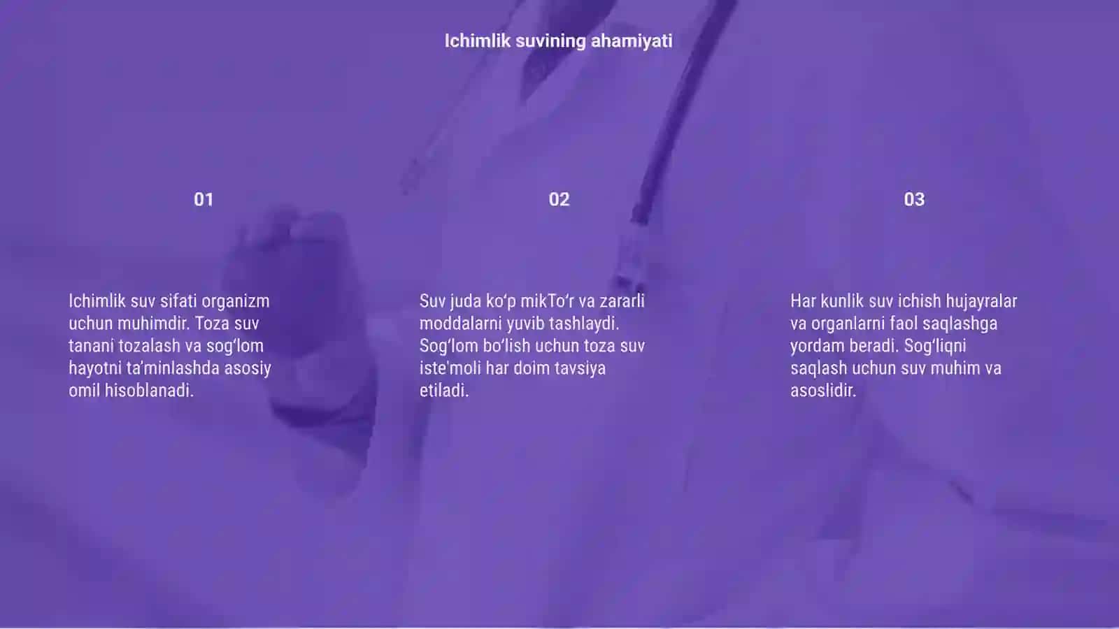 Ichimlik suv sifati va organizm salomatlik tasiri 3