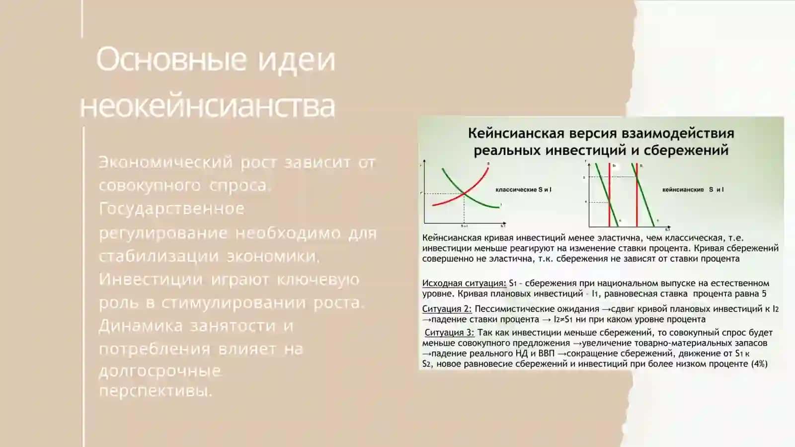Особенности неокейнсианских моделей экономического роста 3