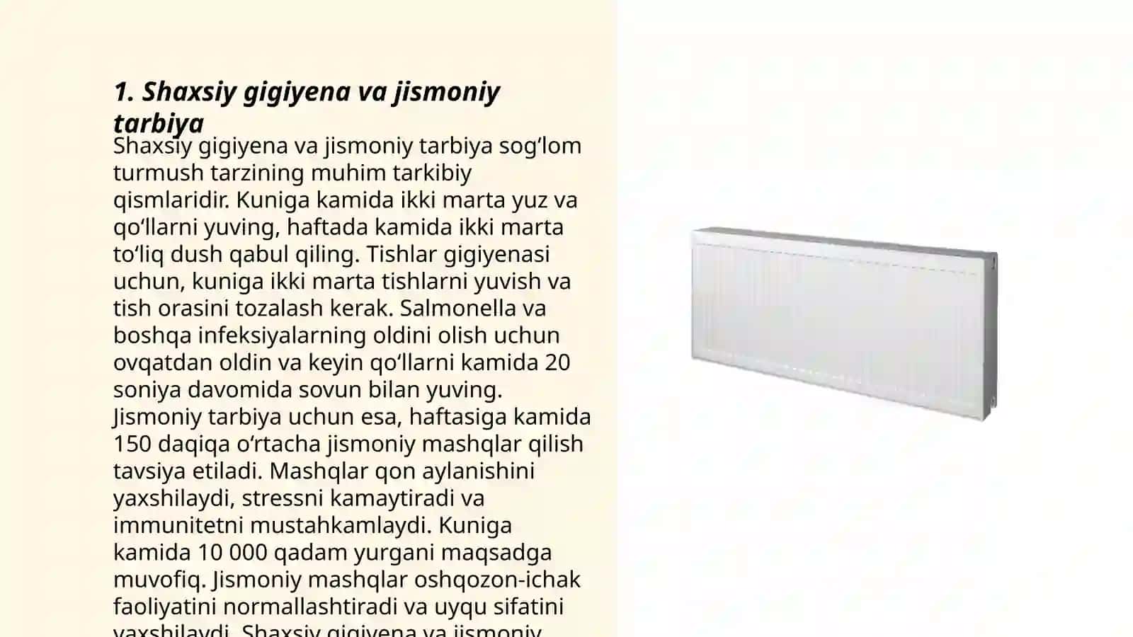 Shaxsiy gigiyena va jismoniy tarbiya 3