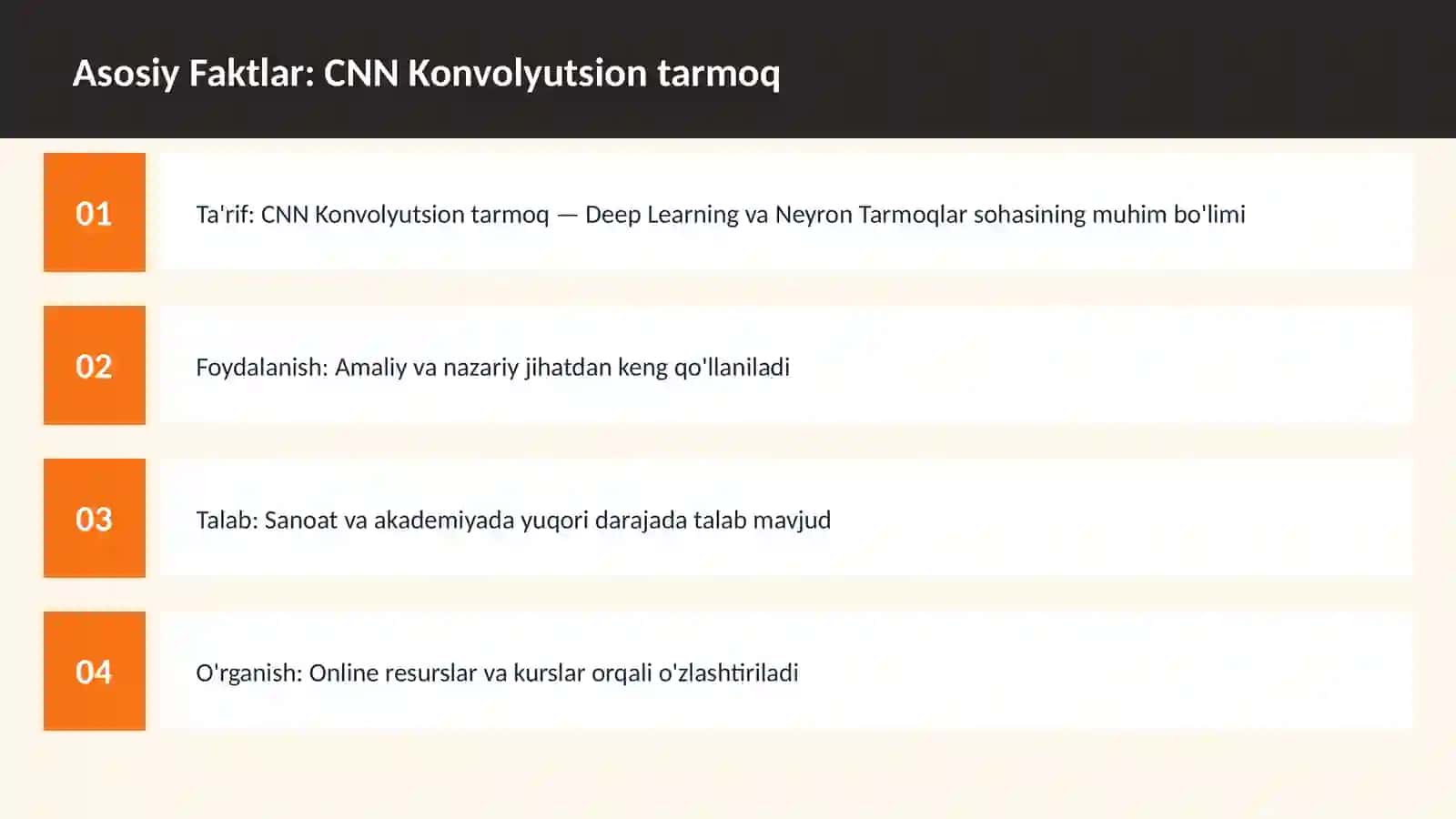 AI | DEEP LEARNING VA NEYRON TARMOQLAR 3
