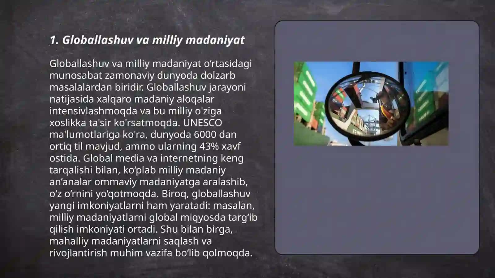 Globallashuv va milliy madaniyat 3