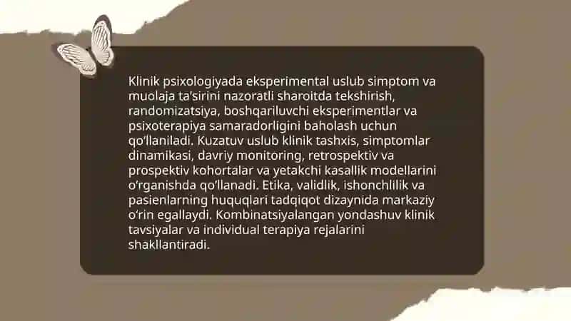 Zamonaviy psixologiya tarmoqlarida tadqiqot metodlarining qoʻllanishi 3