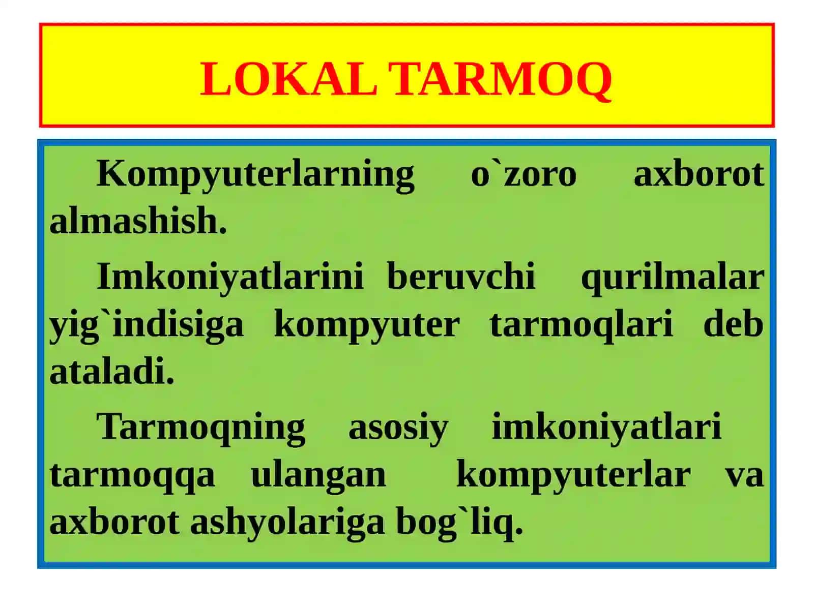 Internet texnologiyalari turlari va IT taloqainnovatsiyasi 3