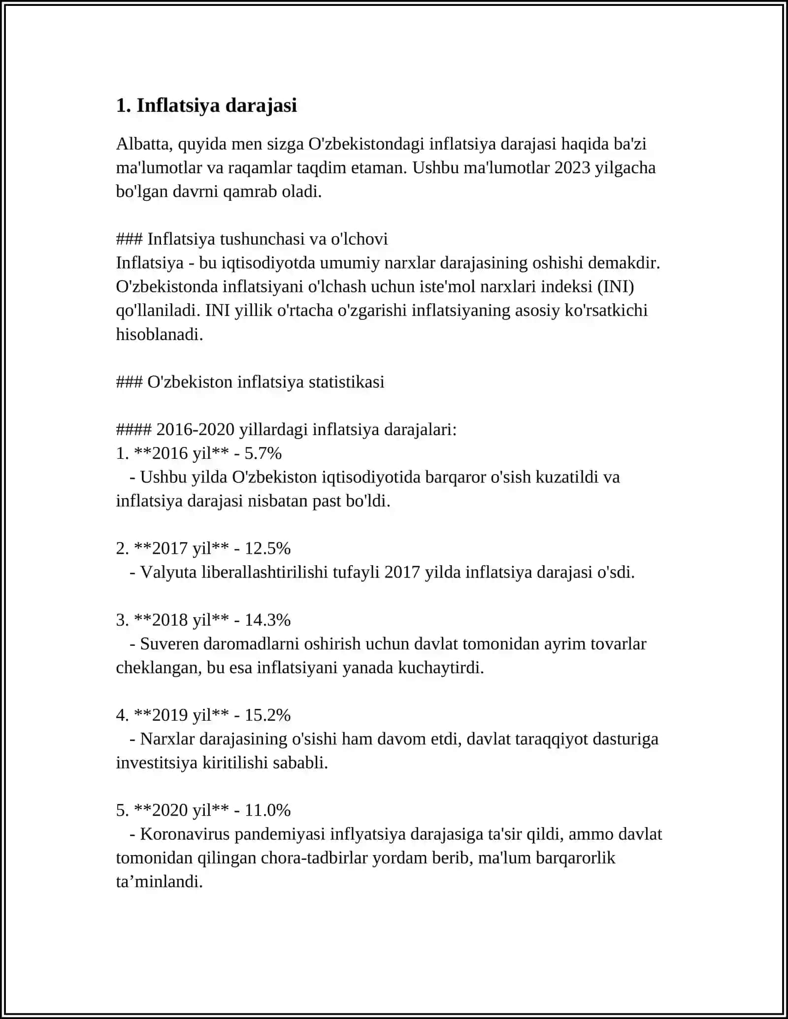 MUSTAQIL ISH Mavzu: IQTISODIY SIYOSATNI OLIB BORISHNI MURAKKABLASHTIRUVCHI OMILLAR 3