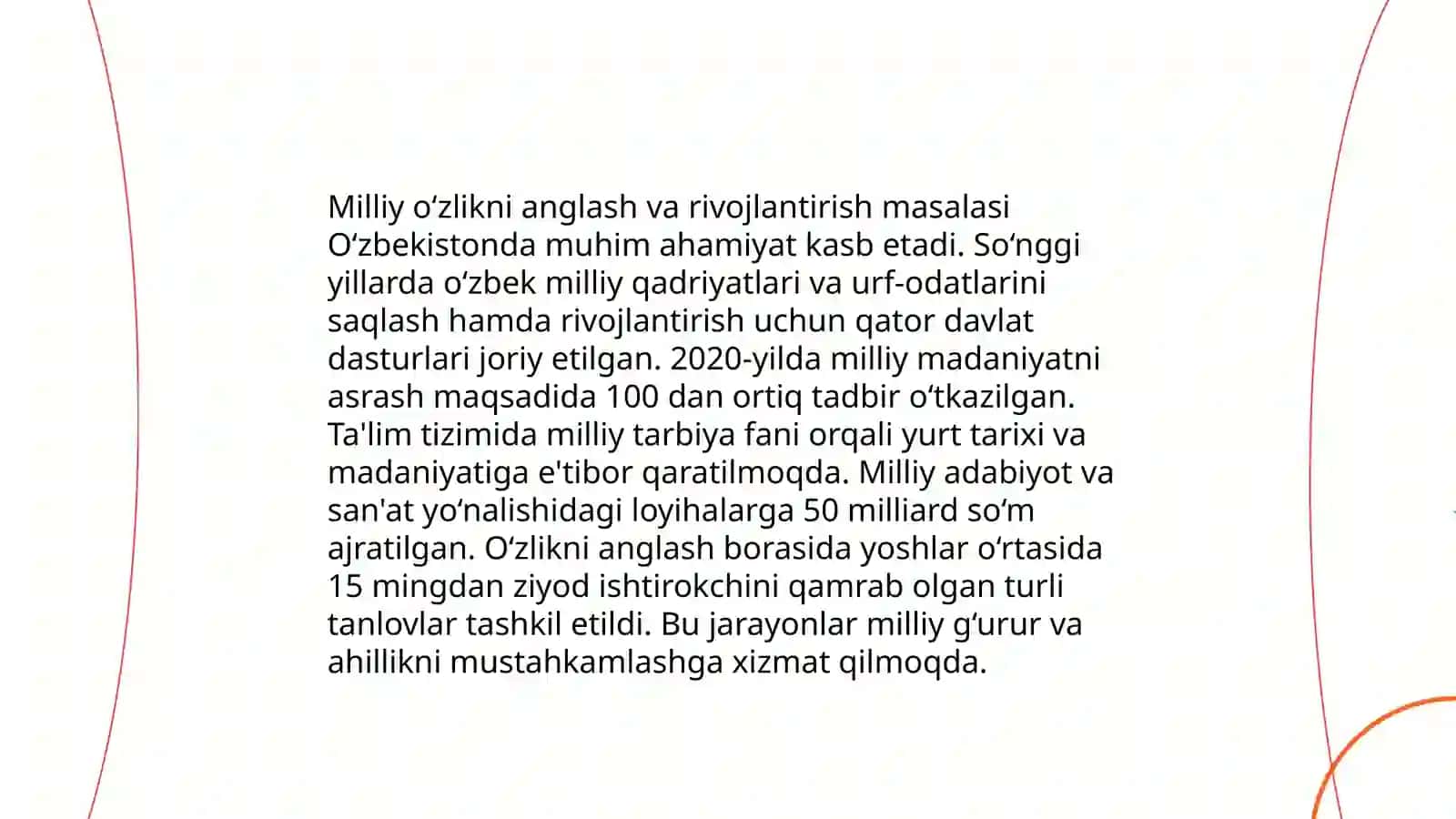 Yangi òzbekistonda amalga oshirilayotgan ma'naviy òzgarishlar 3