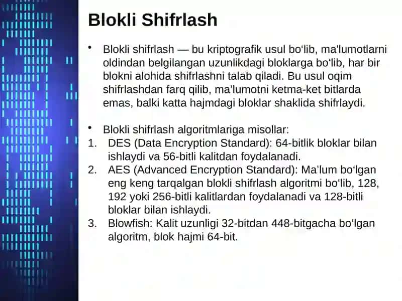 Twofish shifrlash algoritmi 3