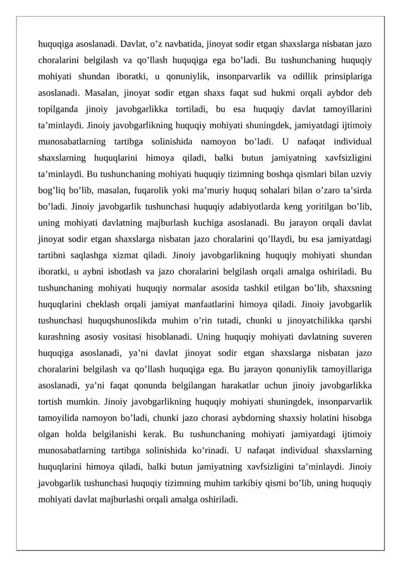 Jinoiy javobgarlik asoslari 3