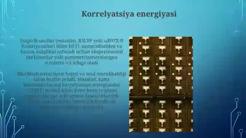 Emperik kvant kimyoviy hisoblash uslubi 3