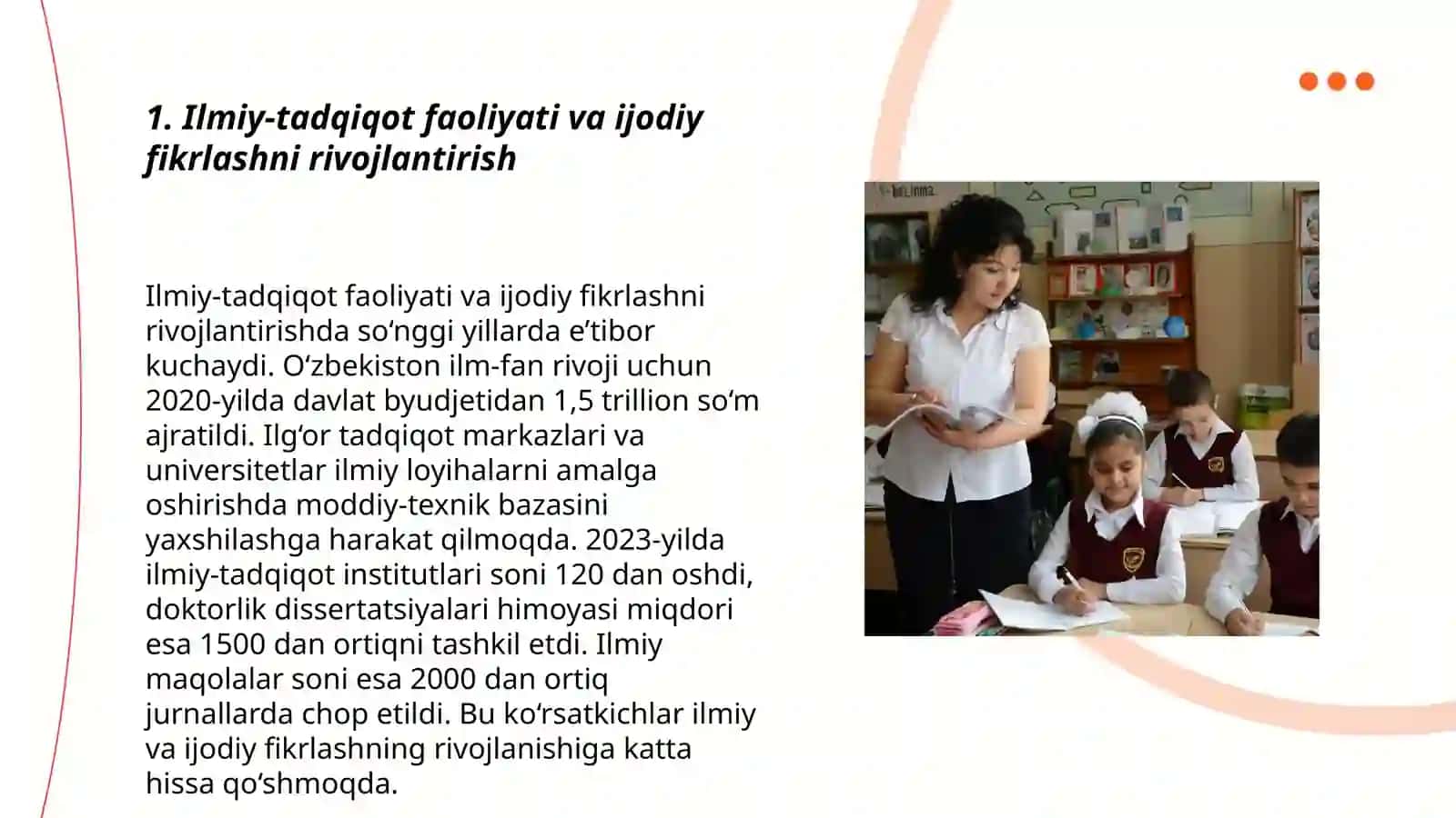 Ilmiy-tadqiqot faoliyati va ijodiy fikrlashni rivojlantirish 3