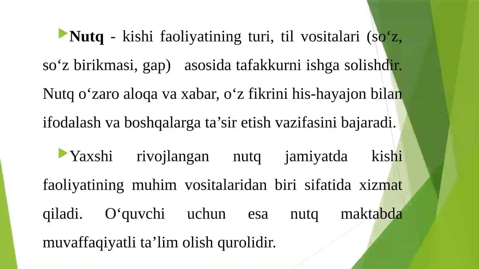 Kichik yoshdagi o`quvchilar nutqini o`stirish yo`llari va vazifalari 3
