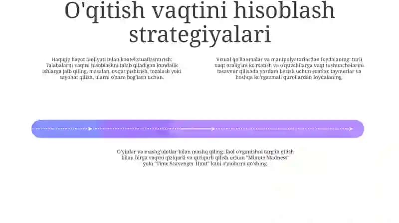 Bolalarda Vaqtni Chamalashga O'Rgatish 3