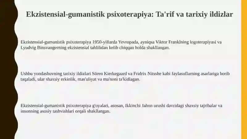 Ekzisestonsional gumanistik psihoterapiya 3