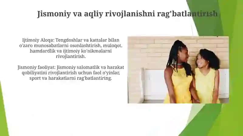 Ijtimoiy pedagogika faoliyatida bolalarning moslashuv koʻnikmalarini shakllantirish Yoqubova 3