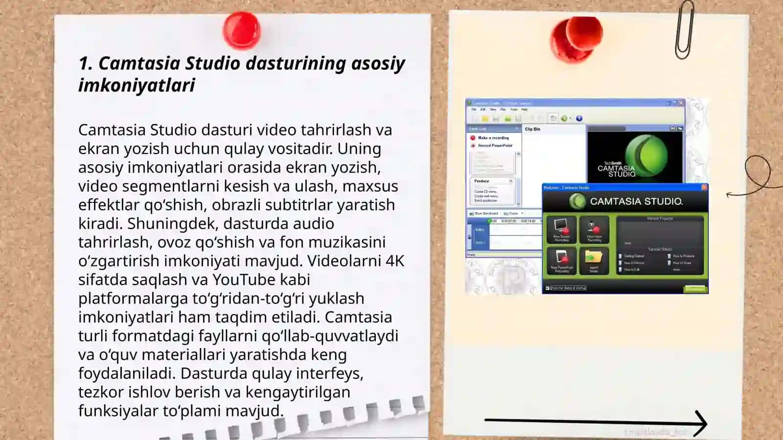 Camtasia Studio dasturi va uning imkoniyatlari 3