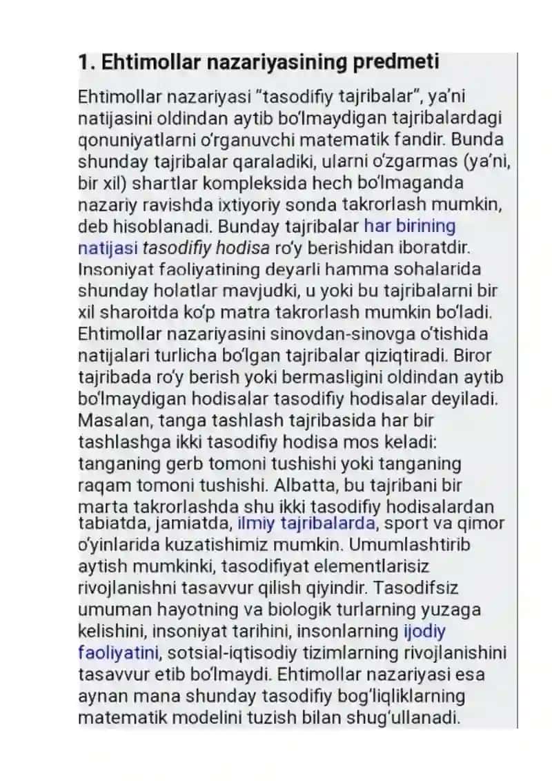 Ehtimollar nazariyasi 3