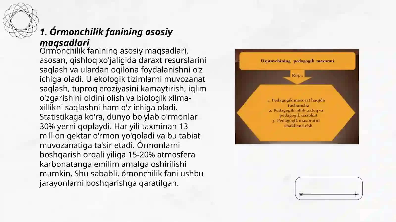 Órmonchilik fani maqsadi va vazifalari órmon xaqda tushuncha 3