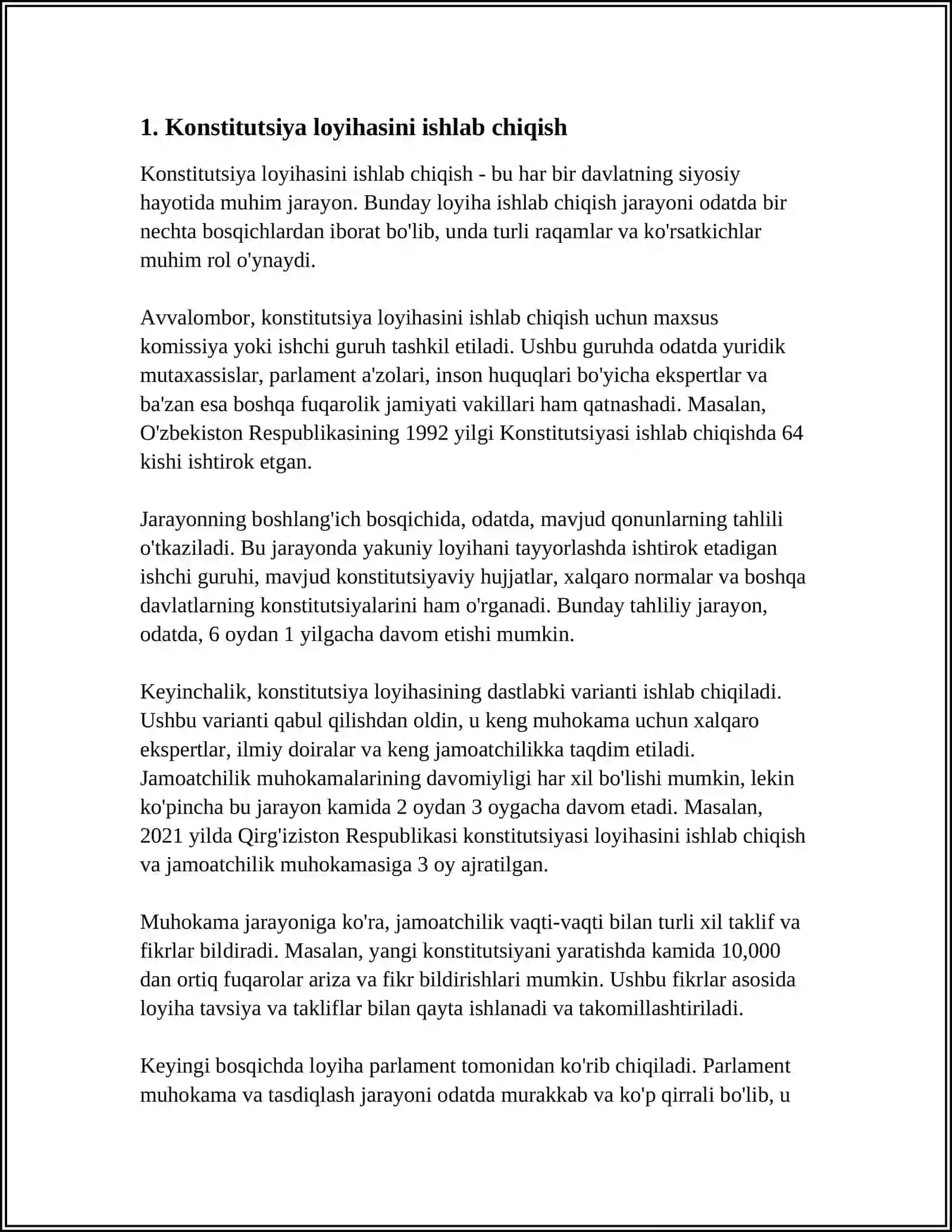 YANGI TAHRIRDAGI KONSTITUTSIYA QABUL QILISH JARAYONI 3