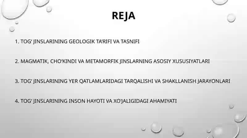 Tog‘jinslarining geologik ta’rifi va tasnifi 3
