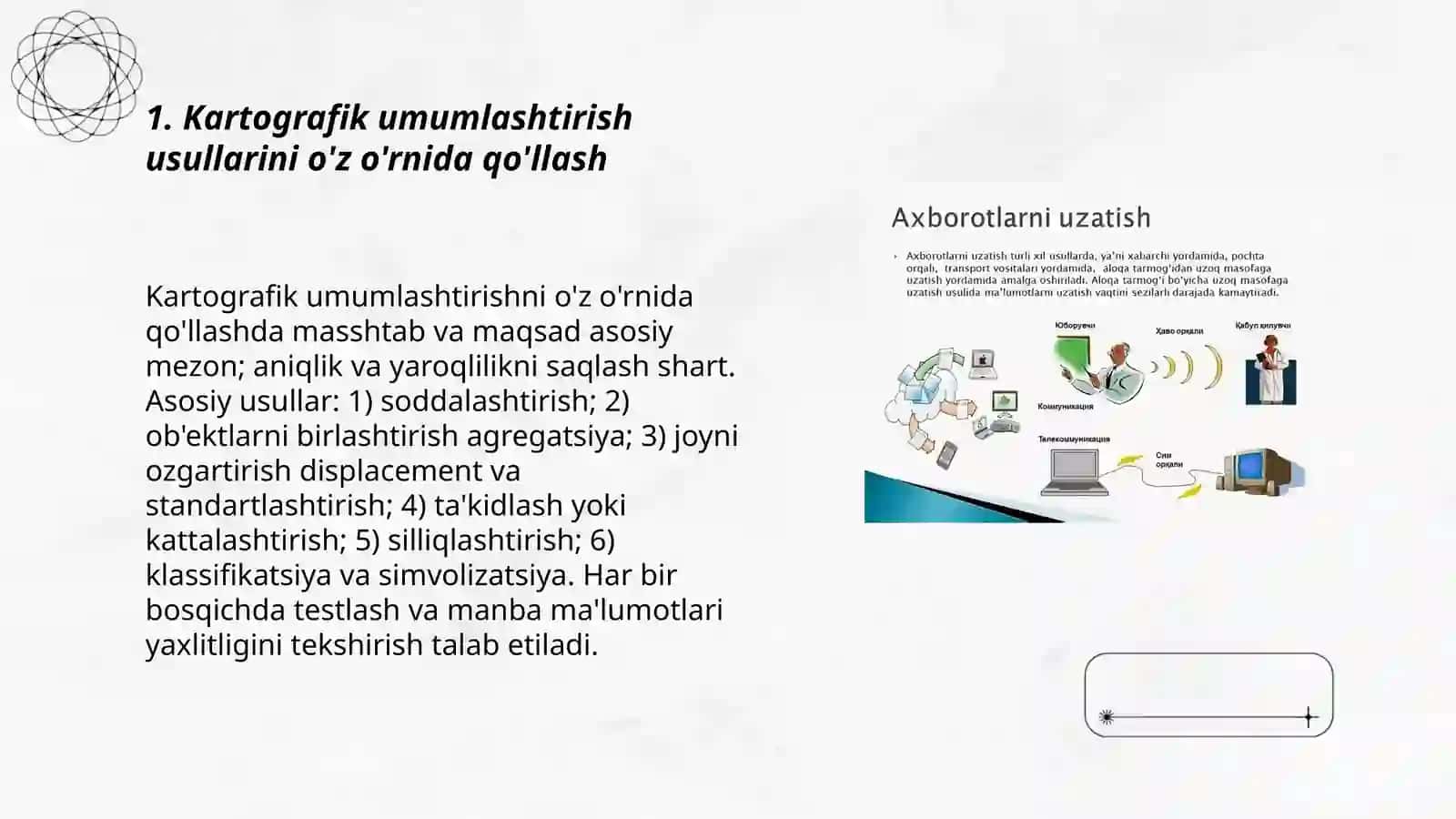 Kartalarda turli usullarni o'z o'rnida qo'llanilishi 3