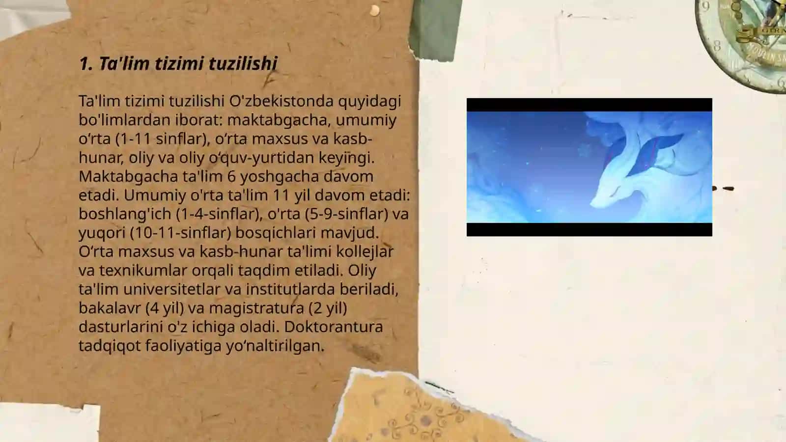 O‘zbekiston Respublikasining “Ta’lim to‘g‘risida”gi Qonunlarini qiyosiy tahlil qiling va Qonunlar tendensiyalarini aniqlash 3
