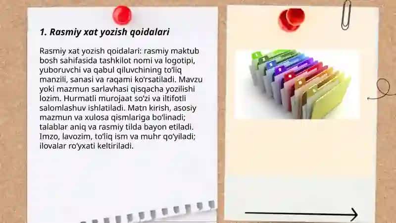 Rasmiy xat yozish qoidalari 3