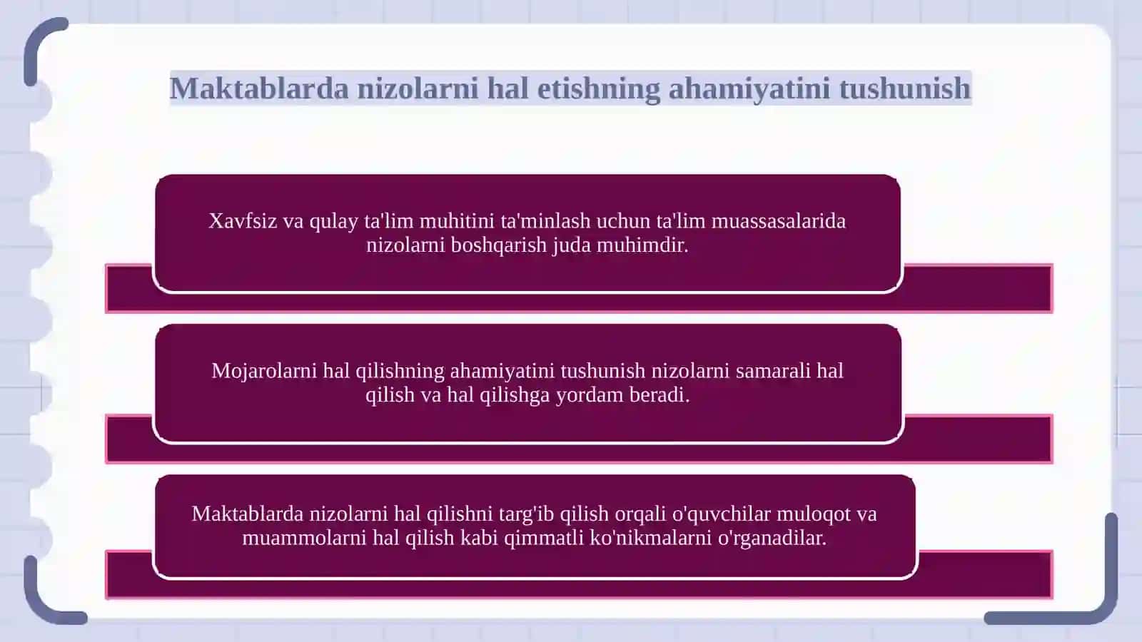 Ta’lim muassasalarida nizolarni boshqarish 3