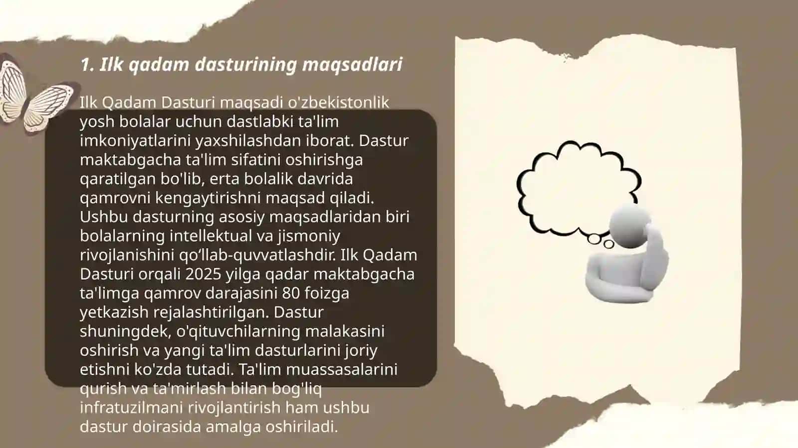"Ilk qadam" (takomillashtirilgan) davlat o'quv dasturi 3