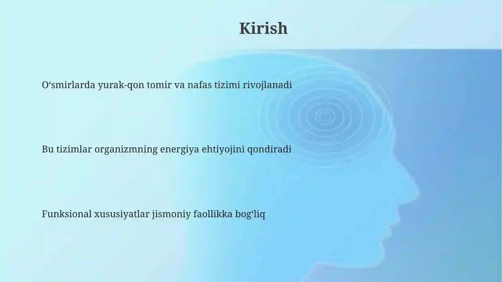 Oʻsmirlarda yurak-qon tomir va nafas olish tizimlarining funksional xususiyatlari 3