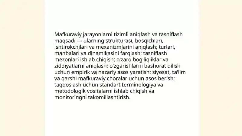 MAFKURAVIY JARAYONLARNING TIZIMLI TAHLILI FANINING MAQSADI 3