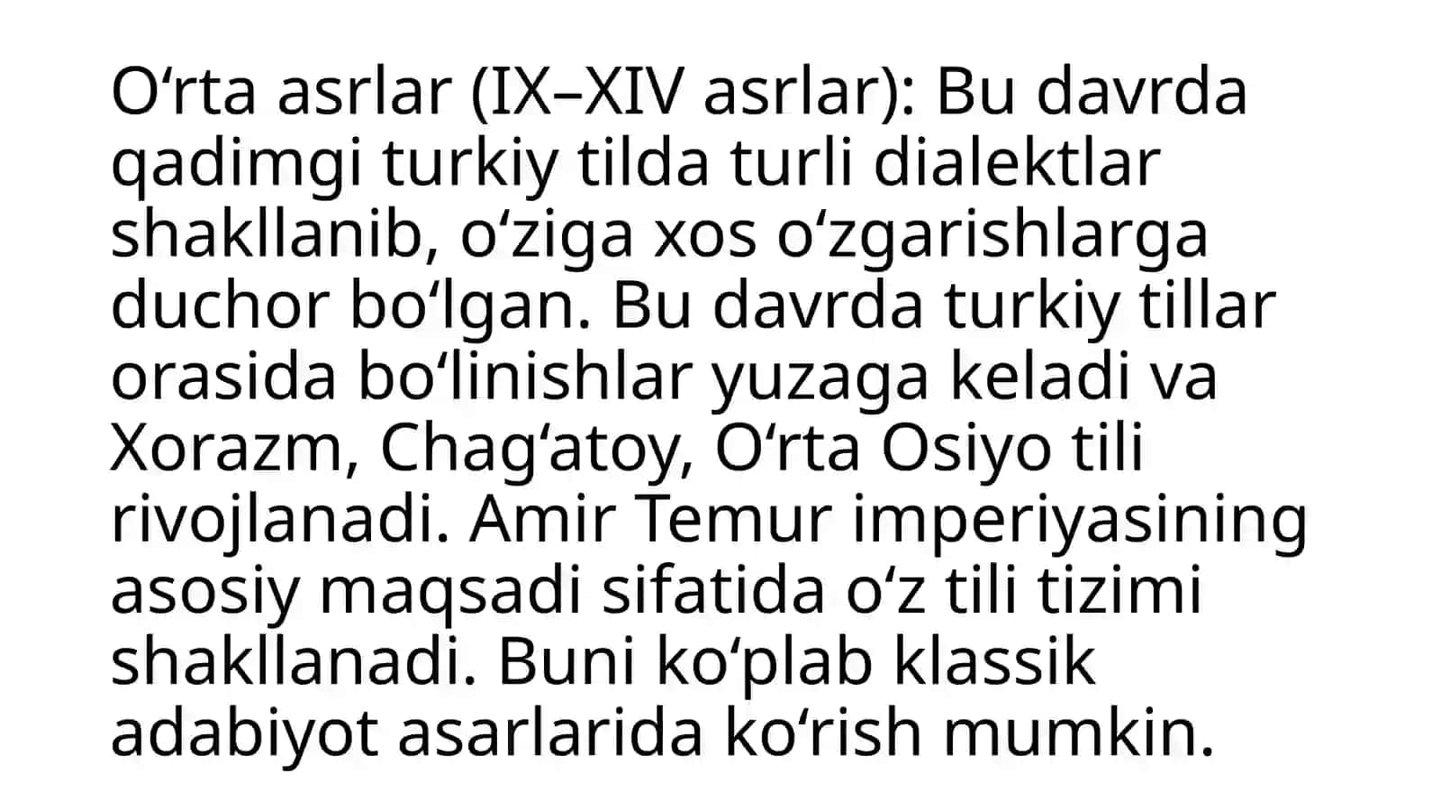 Hozirgi adabiy òzbek tili fanidan mustaqil ishi 3