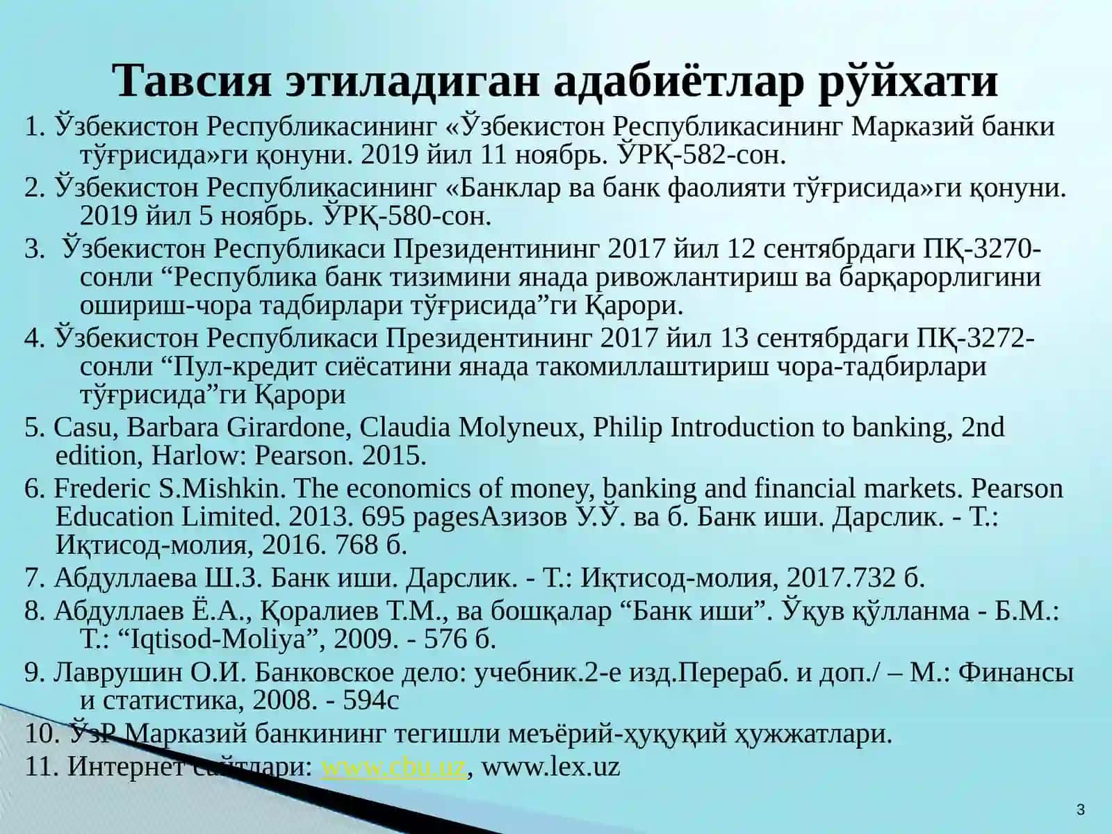 Тижорат банклари, уларнинг функциялари ва турлари 3