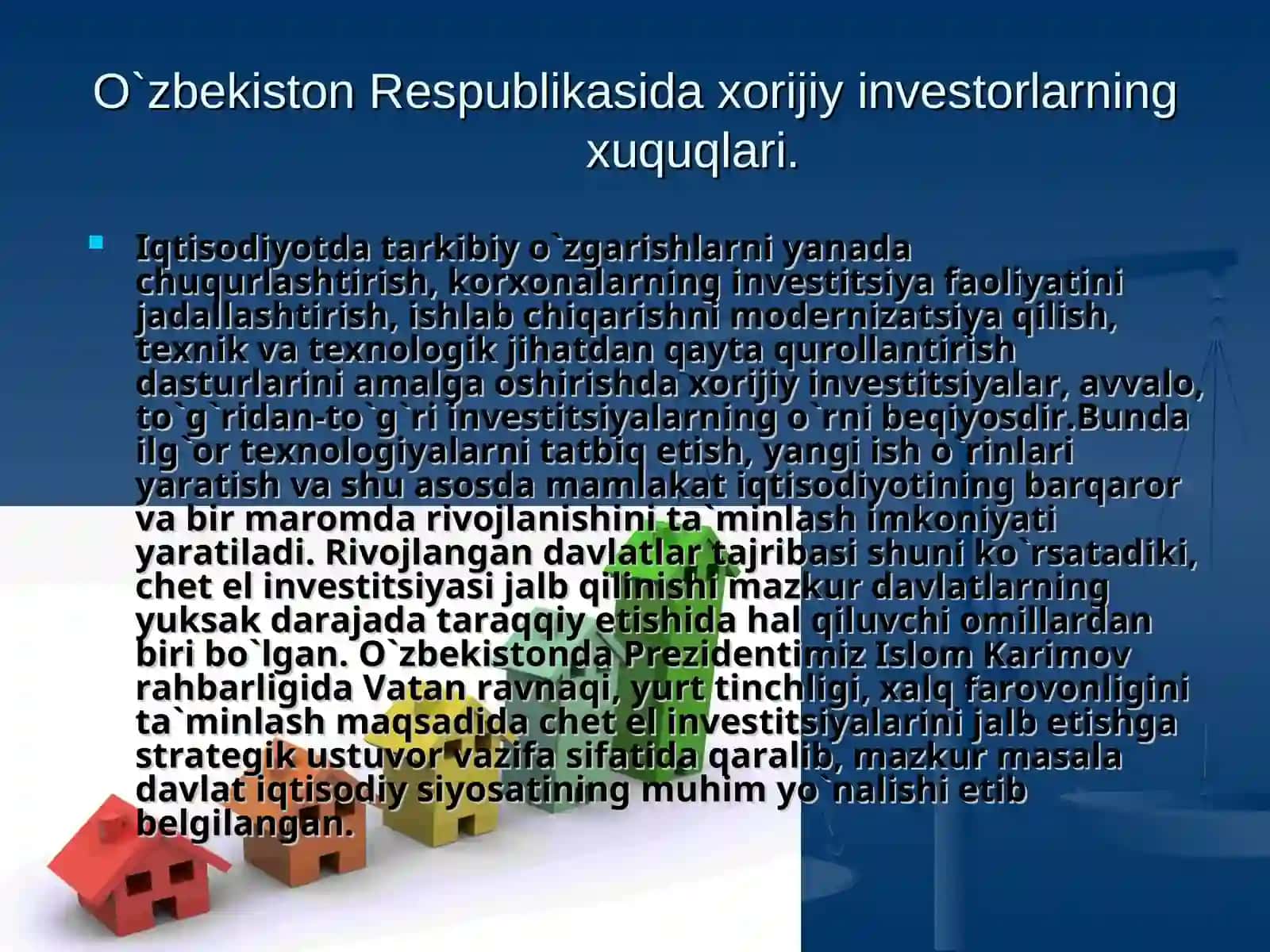 Xorijiy investitsiyalar jalb qilish shakllari 3