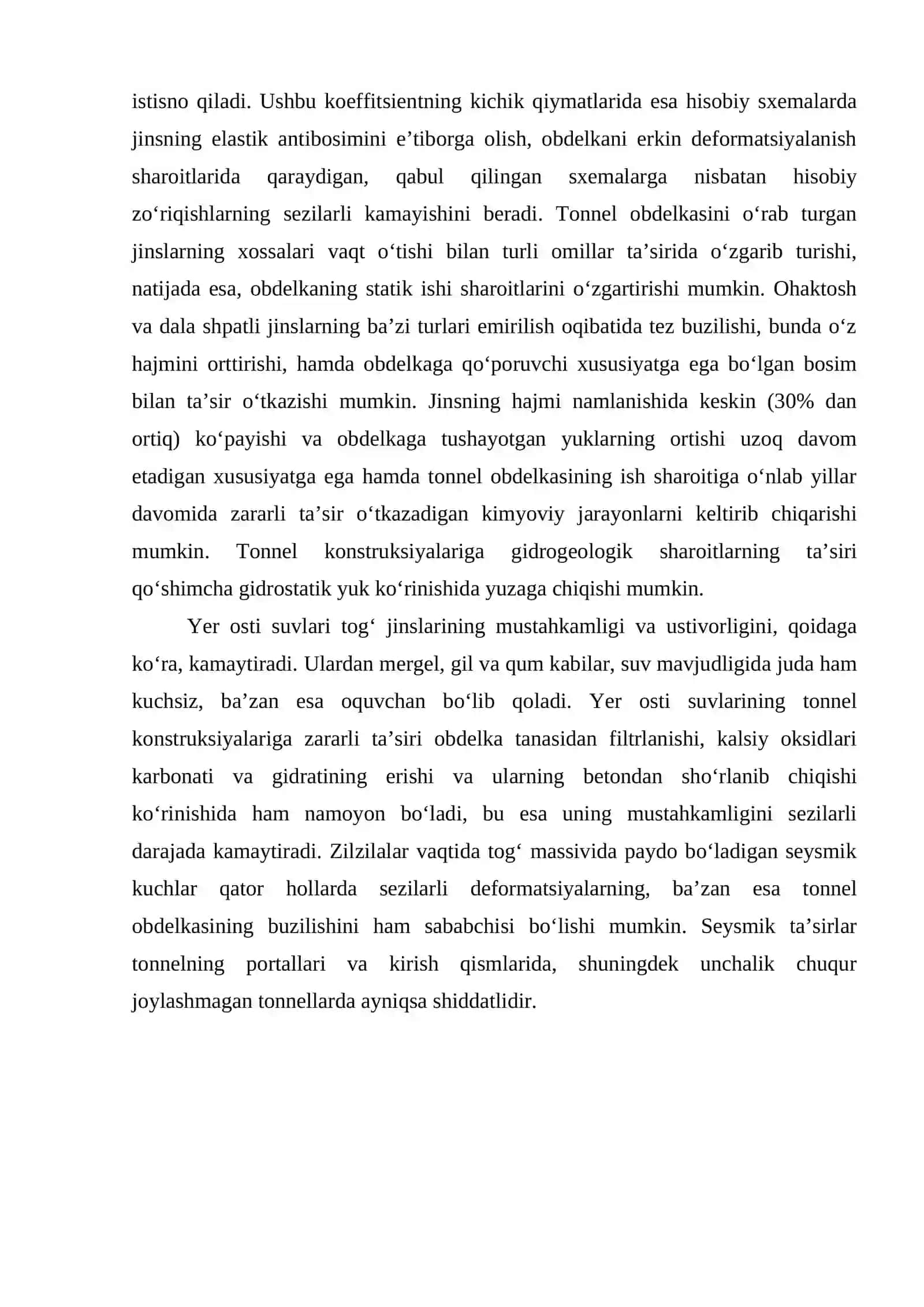 Tonnellarning qurilishi va ekspluatatsiyasi jarayinidagi sinish sabablari. Metropolitenlarda sodir bo‘lgan eng yomon texnogen avariyalar. Metropolitenlarda xavfsizlik muammosi 3