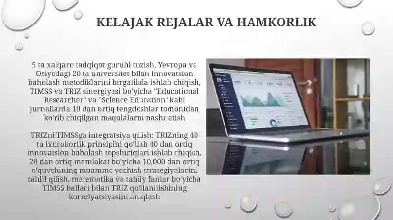 TIMSS XALQARO BAHOLASH DASTURLARINING MOHIYATI TRIZ TEXNOLOGIYASI VA UNING AHAMIYATI 3