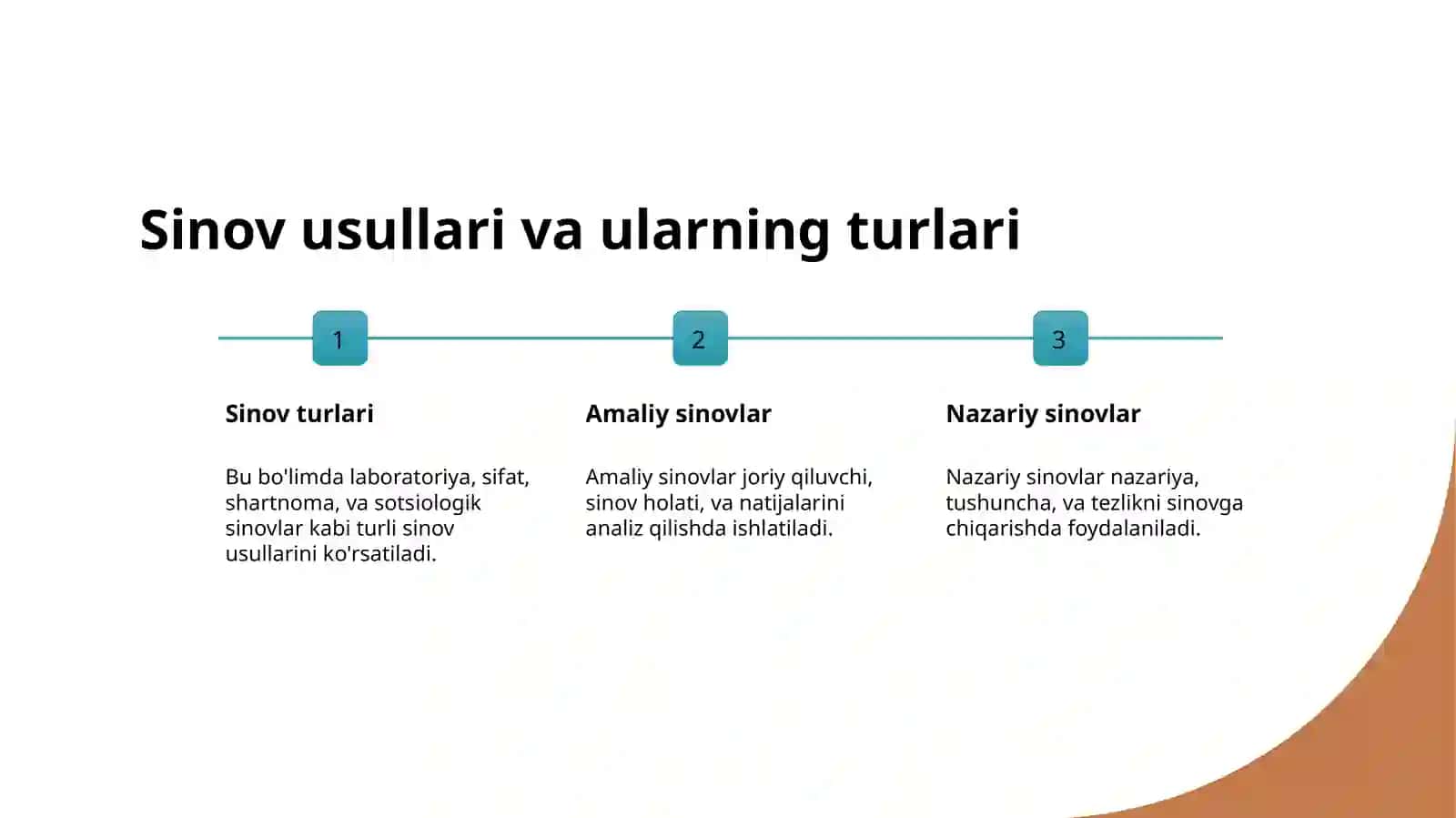 Test metodi 3