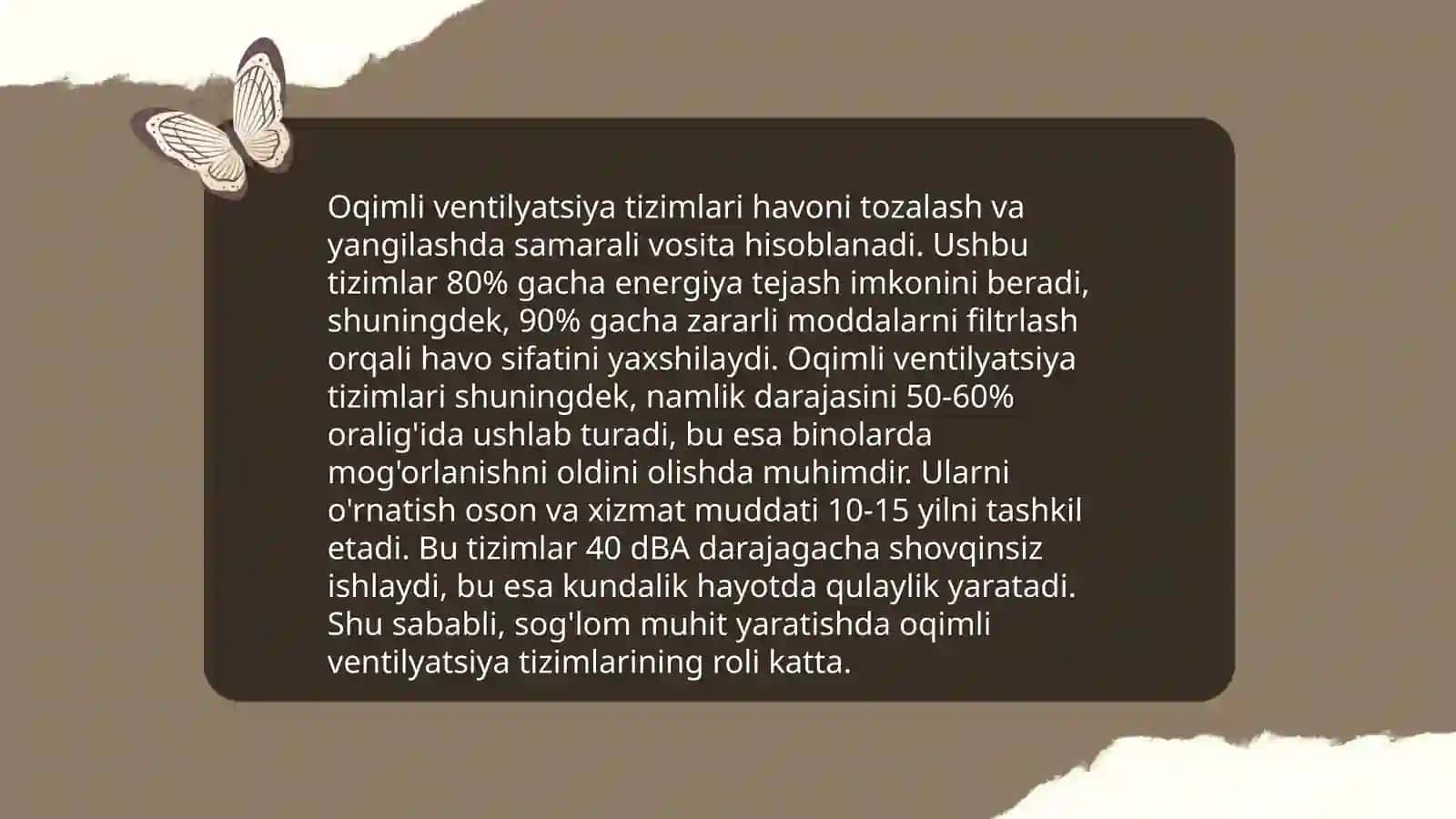 Oqimli va so‘rib oluvchi ventilyatsiya tizimlarining uskunalari 3
