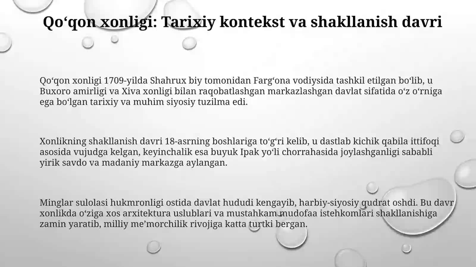 Qo‘qon xonligida memorchilik 3