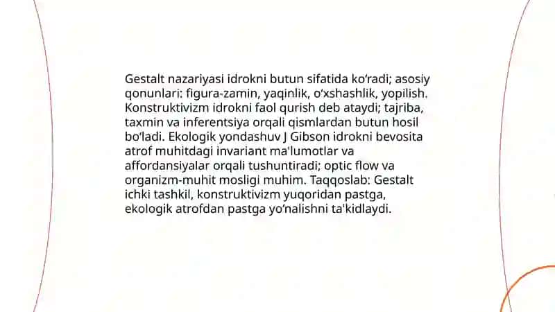 Umumiy psixologiya idrok va xotira 3