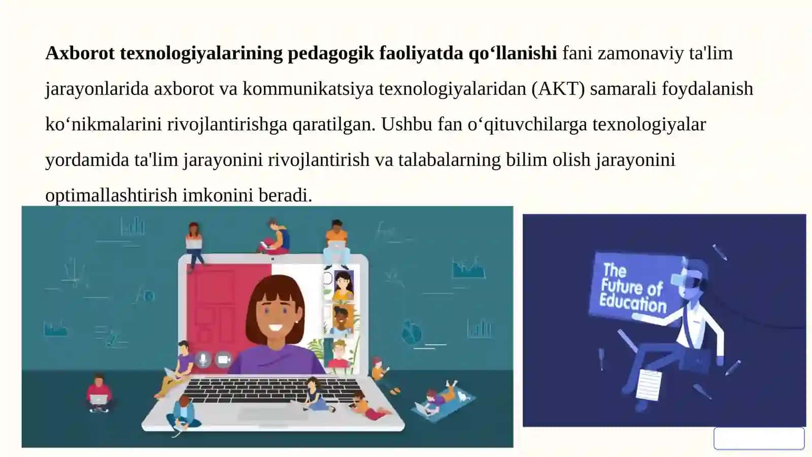 Ta'limda axborot texnologiyalarini qo‘llash 3