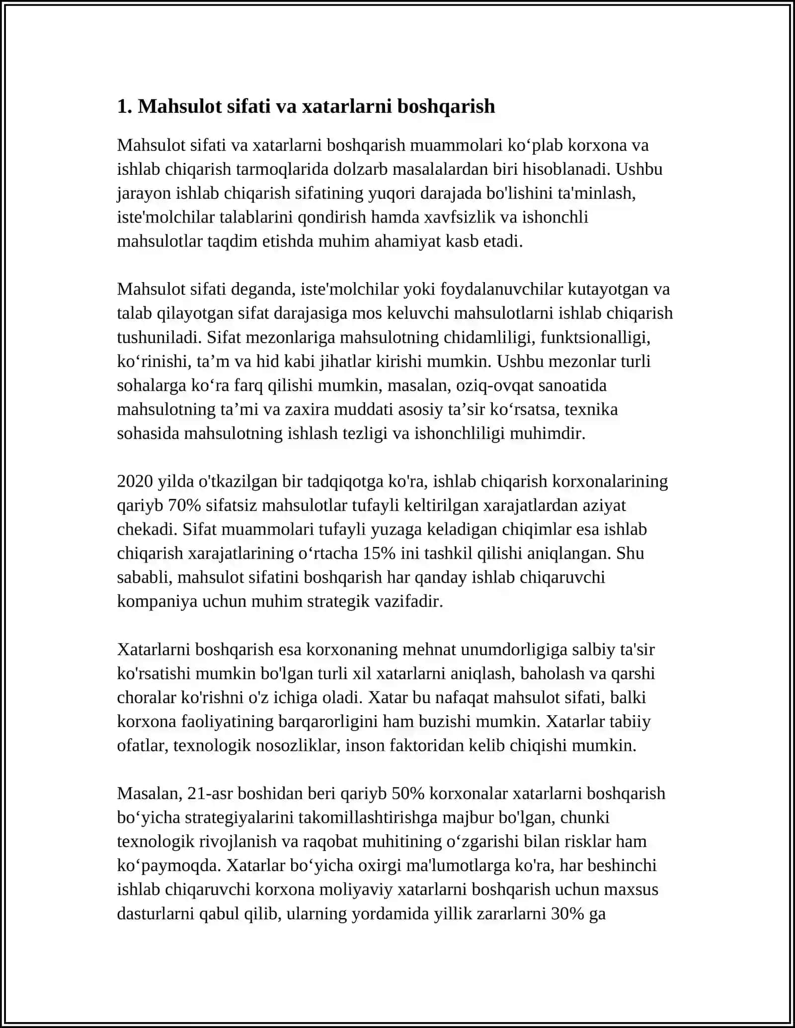 FARMATSEVTIKA SIFAT TIZIMI (ICH Q10) 3