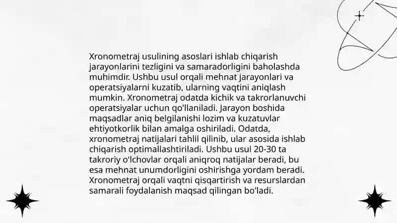 Ishlovchilarni ish dozasini gigenik baholash xronometraj 3