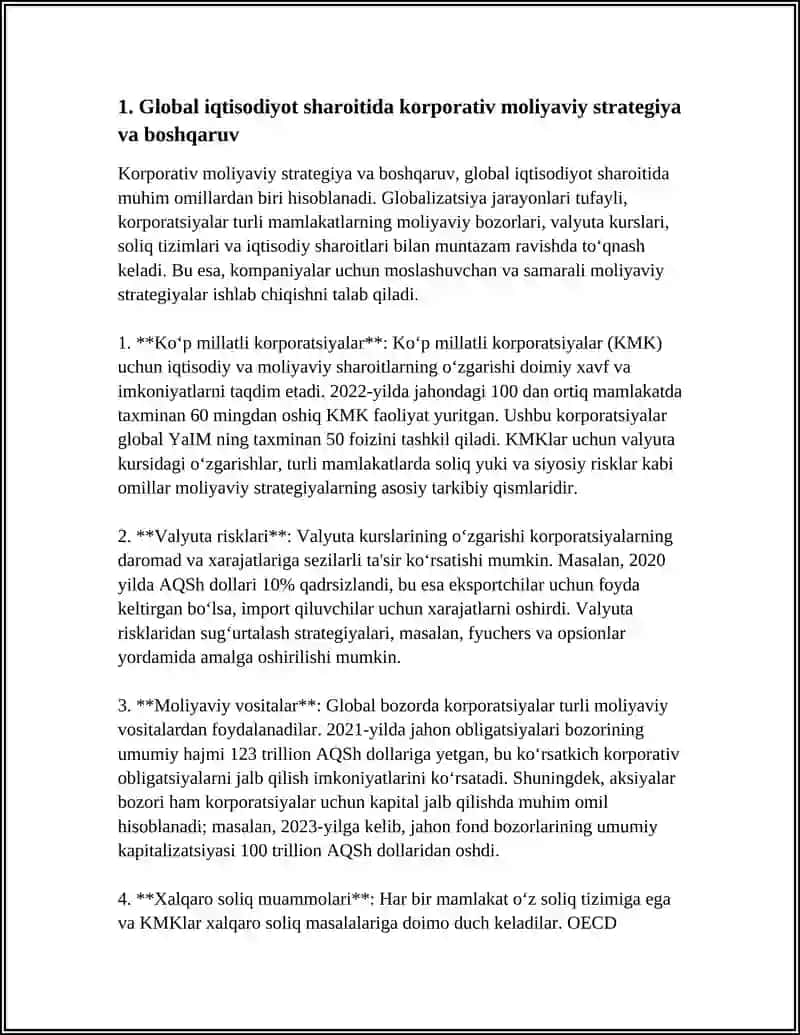 GLOBAL IQTISODIYOTNING ZAMONAVIY SHAROITIDA MOLIYAVIY BOSHQARUV 3